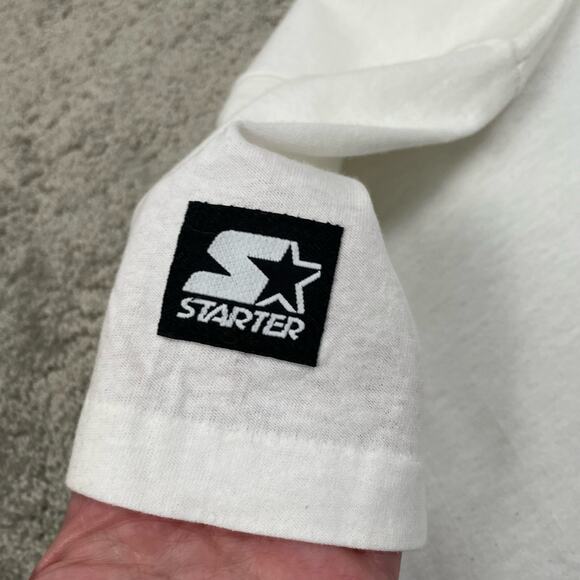 Vintage 1996 Starter Chicago Bulls The Best Ever Anywhere NBA Champs T Shirt XL - Picture 11 of 14